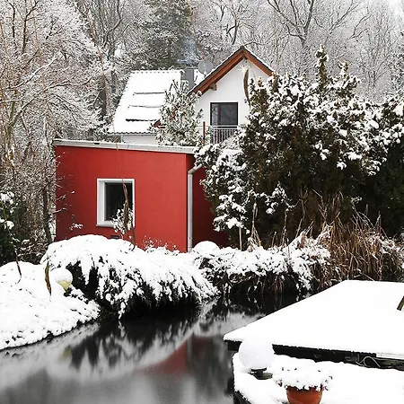 Haus Mit Kunst Zwischen Wald Und See Leipzig Exterior foto